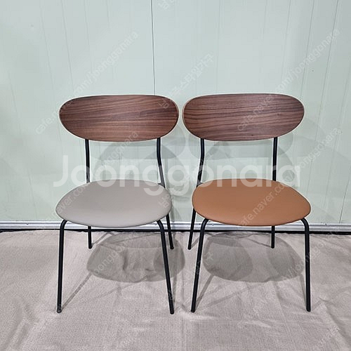 업소용의자 카페의자,중고테이블 식당의자 원목의자 우드슬랩 골드의자--5